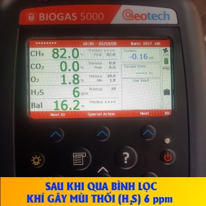 sau loc khi biogas