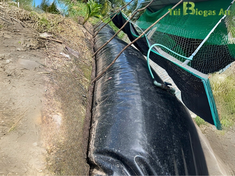 Lưới Lan Che Nắng Cho Túi Biogas