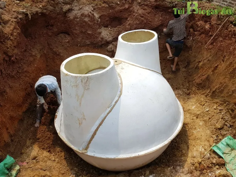 Biogas là gì - mô hình hầm biogas composite