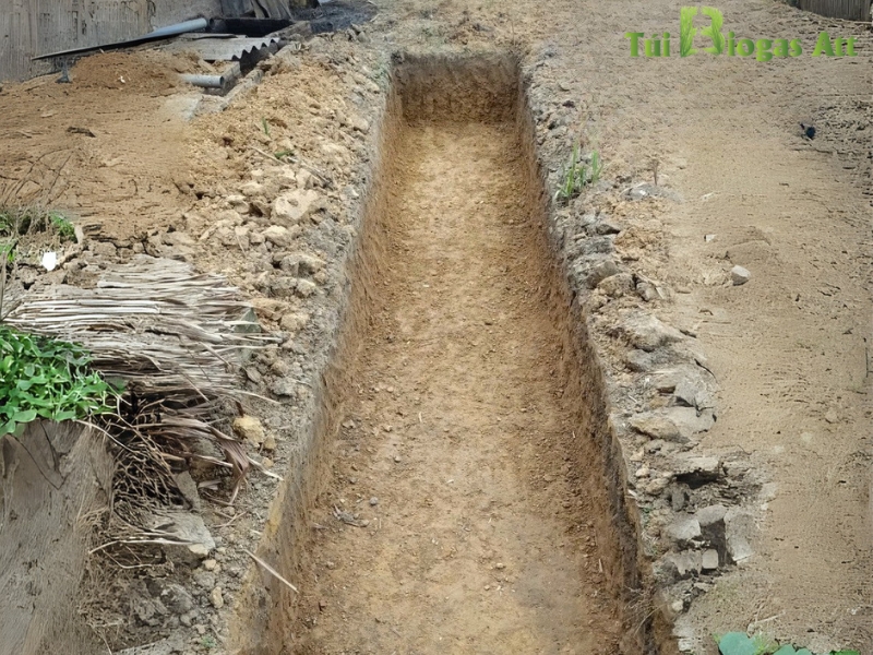 Đào Hố Lắp đặt Túi Biogas