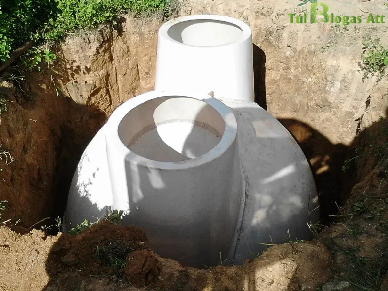 Mô Hình Hầm Biogas Composite