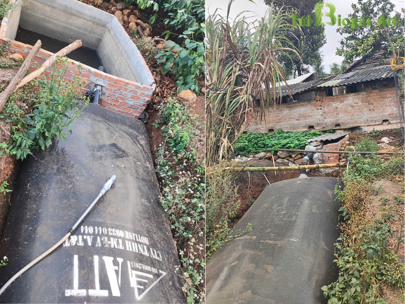 Túi Biogas 8 Khối
