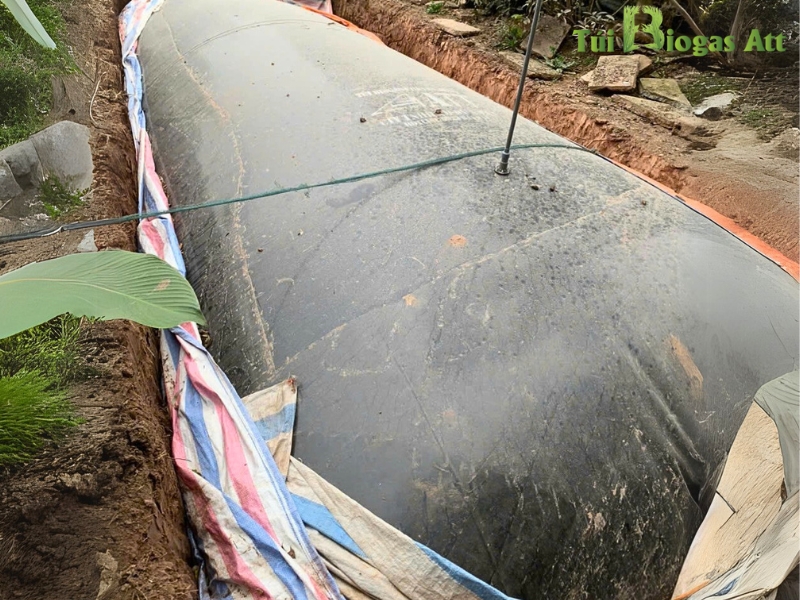 Túi Biogas ATT 30 Khối Cho 50 Heo