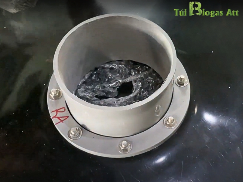 mặt bích Túi Biogas