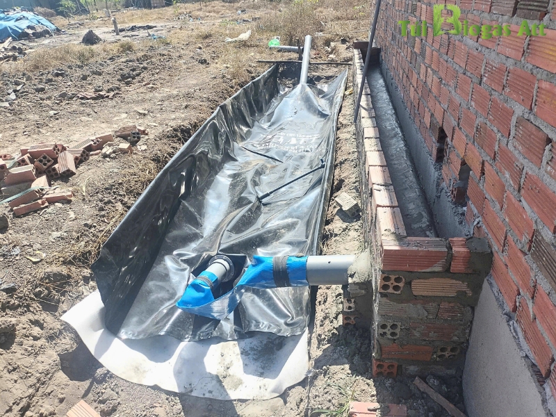 Túi Biogas Cho 20 Con Heo