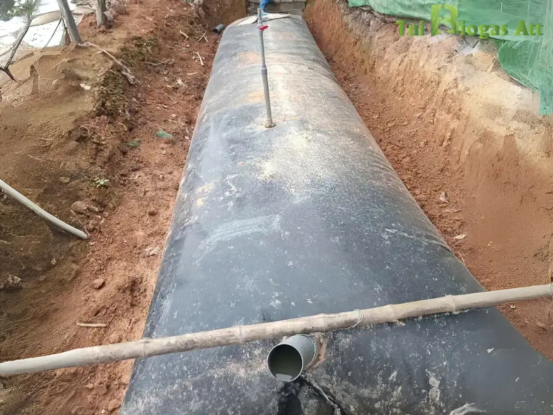 Lắp đặt Túi ủ Rác Hữu Cơ Cho Xưởng Sơ Chế Trái Cây
