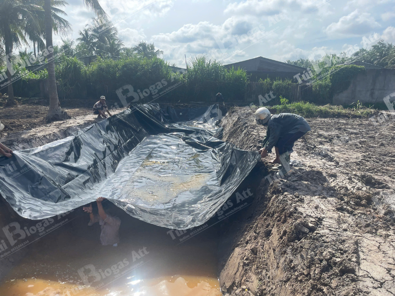 Hầm Biogas Băng Túi Bạt