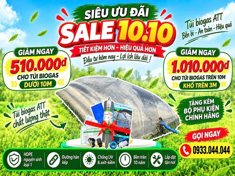 Tui Biogas Hdpe Sale 10.10